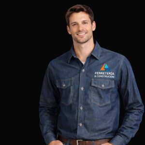 camisa-chambray-uniformes-em`resariales