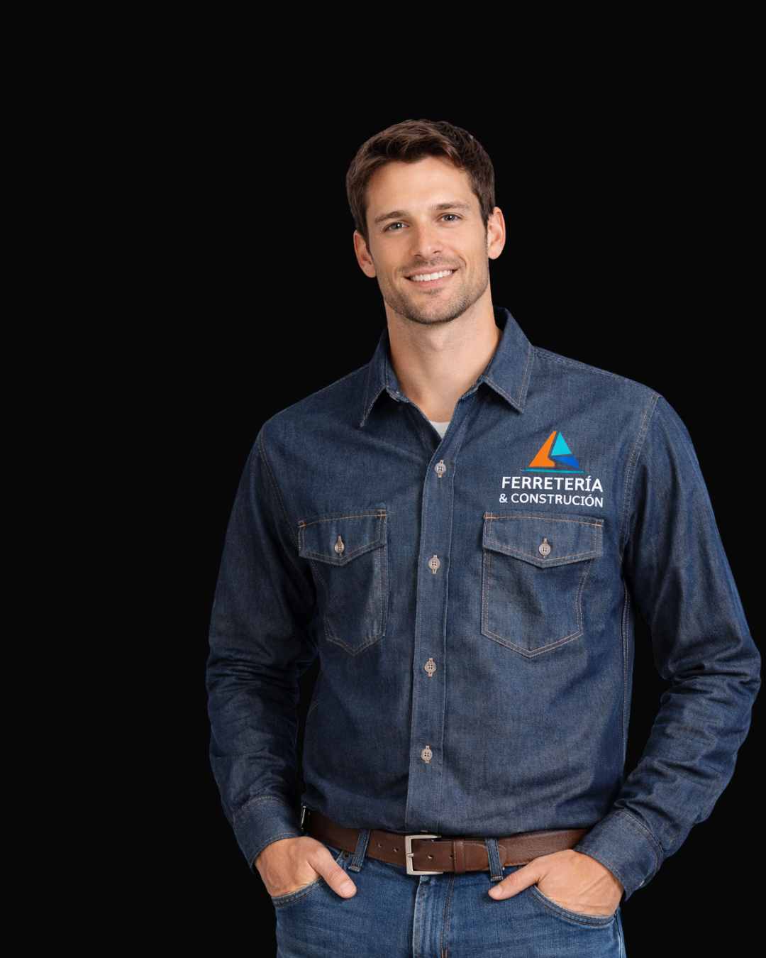 camisa-chambray-uniformes-em`resariales